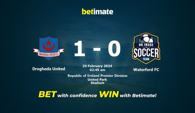 Soi kèo Drogheda United vs Waterford FC, tỷ lệ và tip cá cược 23/02/2024