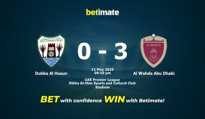 Dự đoán Dubba Al Husun vs Al Wahda Abu Dhabi, Tỷ lệ & Mẹo cá cược 12/05/2025