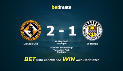 Dự đoán Dundee Utd vs St Mirren, Tỷ lệ cược & Mẹo cá cược 05/10/2025