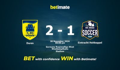 Dự đoán Duren vs Eintracht Hohkeppel, Tỷ lệ & Mẹo cá cược 30/11/2024