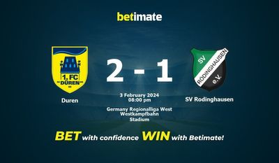 Soi kèo Duren vs SV Rodinghausen, tỷ lệ và tip cá cược 03/02/2024
