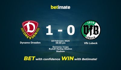 Dự đoán Dynamo Dresden vs Vfb Lubeck, Tỷ lệ & Mẹo cá cược 10/02/2024