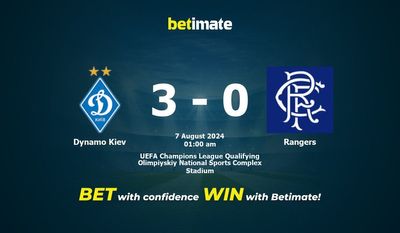 Dự đoán Dynamo Kiev vs Rangers, Tỷ lệ & Mẹo cá cược 06/08/2024