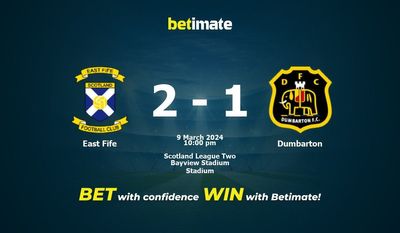Dự đoán East Fife vs Dumbarton, Tỷ lệ & Mẹo cá cược 09/03/2024