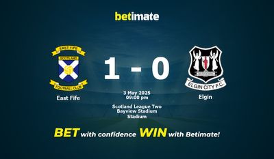 Dự đoán East Fife vs Elgin, Tỷ lệ cược & Mẹo cá cược 05/03/2025