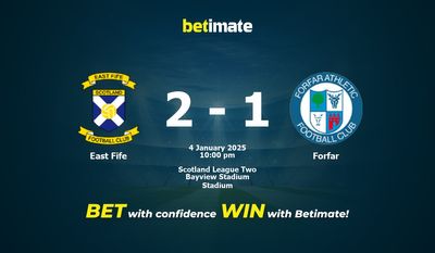 Dự đoán East Fife vs Forfar, Tỷ lệ cược & Mẹo cá cược 01/04/2025