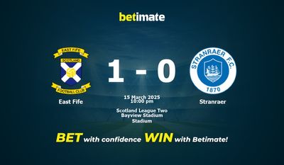 Dự đoán East Fife vs Stranraer, Tỷ lệ cược & Mẹo cá cược 03/15/2025