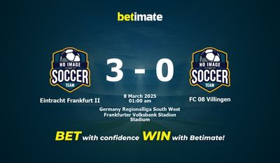 Soi kèo Eintracht Frankfurt II vs FC 08 Villingen, Tỷ lệ & Mẹo cá cược 07/03/2025