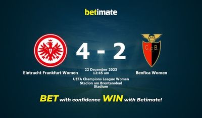 Nhận định dự đoán Eintracht Frankfurt Nữ vs Benfica Nữ 21/12/2023
