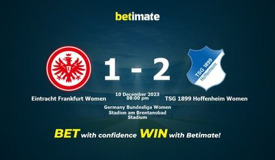 Dự đoán Eintracht Frankfurt Nữ vs TSG 1899 Hoffenheim Nữ 10/12/2023