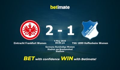 Dự đoán, Tỷ lệ cược & Mẹo cá cược Eintracht Frankfurt Women vs TSG 1899 Hoffenheim Women 05/04/2025