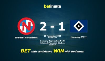 Soi kèo Eintracht Norderstedt vs Hamburg SV II, tỷ lệ và tip cá cược 25/11/2023