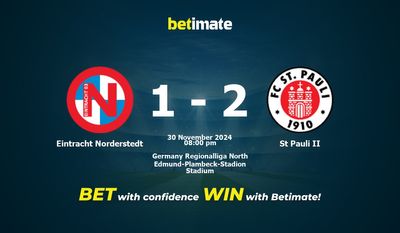 Soi kèo Eintracht Norderstedt vs St Pauli II, tỷ lệ và tip cá cược 30/11/2024