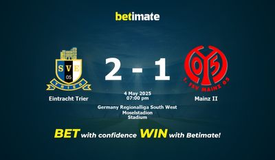 Soi kèo, tỷ lệ & tip cá cược Eintracht Trier vs Mainz II 04/05/2025