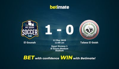 Dự đoán El Gounah vs Talaea El Geish, Tỷ lệ cược & Mẹo cá cược 05/11/2025