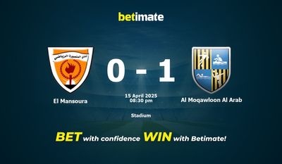 Dự đoán El Mansoura vs Al Moqawloon Al Arab, Tỷ lệ cược & Mẹo cá cược 04/15/2025