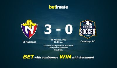 Dự đoán El Nacional vs Cumbaya FC, tỷ lệ và tip cá cược 26/08/2023