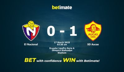 Dự đoán El Nacional vs SD Aucas, Tỷ lệ & Mẹo cá cược 16/03/2025