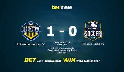 Dự đoán, tỷ lệ cược và mẹo cá cược El Paso Locomotive FC vs Phoenix Rising FC 03/16/2025