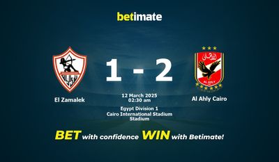 Dự đoán El Zamalek vs Al Ahly Cairo, Tỷ lệ cược & Mẹo cá cược 03/11/2025