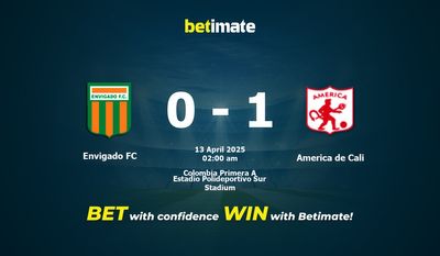 Dự đoán, Tỷ lệ cược & Mẹo cá cược Envigado FC vs America de Cali 04/12/2025