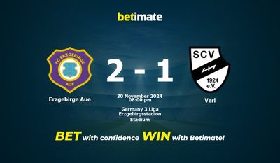 Dự đoán Erzgebirge Aue vs Verl, Tỷ lệ cược & Mẹo cá cược 30/11/2024