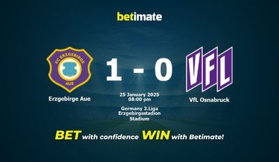 Dự đoán Erzgebirge Aue vs VfL Osnabruck, Tỷ lệ cược & Mẹo cá cược 25/01/2025