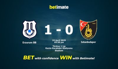 Dự đoán tỷ lệ, tỷ lệ và mẹo cá cược Erzurum BB vs Istanbulspor 19/04/2025