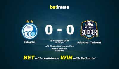 Dự đoán Esteghlal vs Pakhtakor Tashkent, Tỷ lệ & Mẹo cá cược 25/11/2024