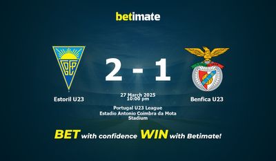 Dự đoán Estoril U23 vs Benfica U23, Tỷ lệ cược & Mẹo cá cược 27/03/2025