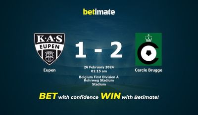 Soi kèo Eupen vs Cercle Brugge, tỷ lệ và tip cá cược 25/02/2024