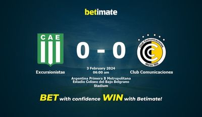 Dự đoán Excursionistas vs Club Comunicaciones, Tỷ lệ & Mẹo cá cược 02/02/2024