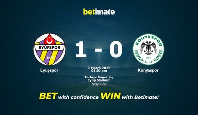 Dự đoán Eyupspor vs Konyaspor, Tỷ lệ cược & Mẹo cá cược 03/09/2025