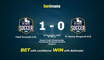 Dự đoán Fakel Voronezh U19 vs FC Nizhny Novgorod U19, tỷ lệ và tip cá cược 10/11/2023