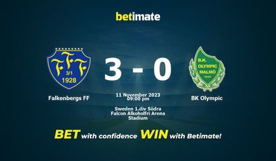 Dự đoán Falkenbergs FF vs BK Olympic, Tỷ lệ & Mẹo cá cược 11/11/2023