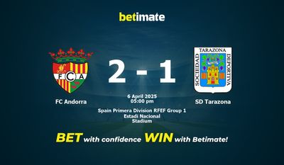 Dự đoán FC Andorra vs SD Tarazona, Tỷ lệ cược & Mẹo cá cược 04/06/2025