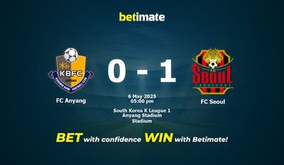 Dự đoán FC Anyang vs FC Seoul, Tỷ lệ cược & Mẹo cá cược 05/06/2025