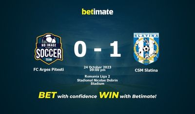 Nhận định dự đoán FC Arges Pitesti vs CSM Slatina, tỷ lệ cá cược 24/10/2023