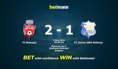 Soi kèo FC Botosani vs FC Unirea 2004 Slobozia, Tỷ lệ & Mẹo cá cược 03/05/2025