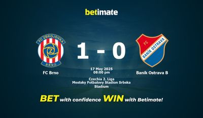 Soi kèo FC Brno vs Banik Ostrava B, tỷ lệ và tip cá cược 17/05/2025