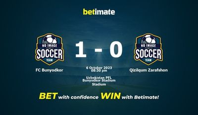 Soi kèo FC Bunyodkor vs Qizilqum Zarafshon, tỷ lệ cá cược 06/10/2023