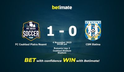 Soi kèo FC Ceahlaul Piatra Neamt vs CSM Slatina, tỷ lệ và tip cá cược 04/11/2023