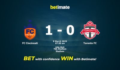 Dự đoán FC Cincinnati vs Toronto FC, Tỷ lệ cược & Mẹo cá cược 03/09/2025