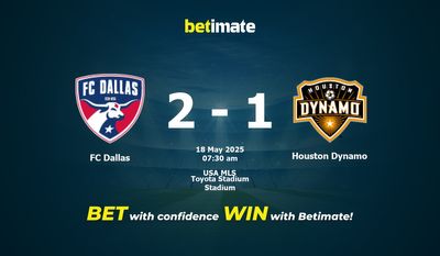 Dự đoán FC Dallas vs Houston Dynamo, Tỷ lệ cược & Mẹo cá cược 05/18/2025