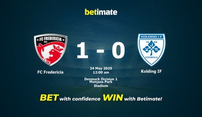 Dự đoán FC Fredericia vs Kolding IF, tỷ lệ và tip cá cược 23/05/2025