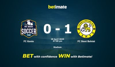 Dự đoán FC Gonio vs FC Sioni Bolnisi, tỷ lệ và tip cá cược 28/04/2025