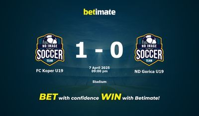 Dự đoán FC Koper U19 vs ND Gorica U19, Tỷ lệ cược & Mẹo cá cược 04/07/2025