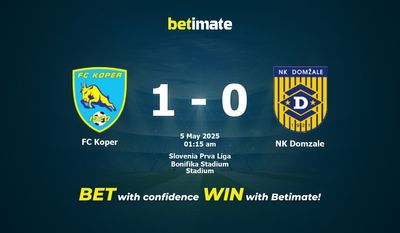 Soi kèo FC Koper vs NK Domzale, Tỷ lệ & Tip cá cược 04/05/2025