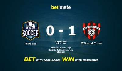 Soi kèo FC Kosice vs FC Spartak Trnava, tỷ lệ và tip cá cược 06/04/2025