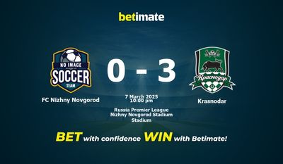 Dự đoán FC Nizhny Novgorod vs Krasnodar, Tỷ lệ cược & Mẹo cá cược 03/07/2025